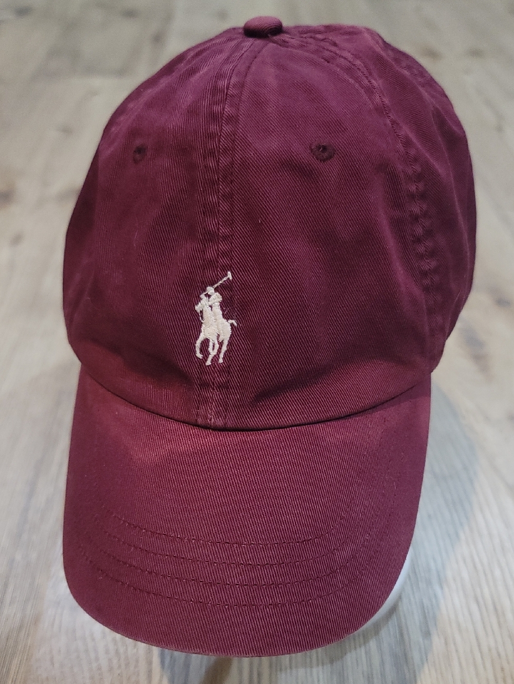 Ralph Lauren Maroon Polo Player Baseball Cap READ!!